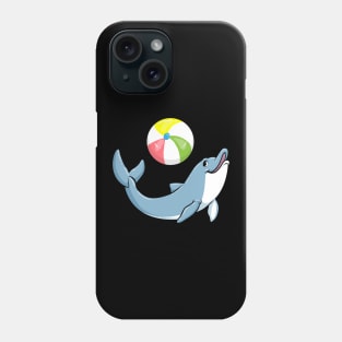 Dolphin at swimming with water polo Phone Case