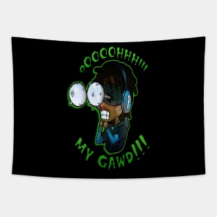 Poiised Creepy VR Tee Tapestry