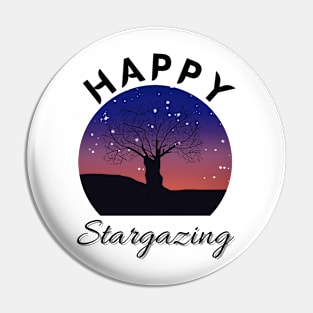 Happy Stargazing Pin