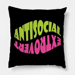 Antisocial Extrovert Pillow