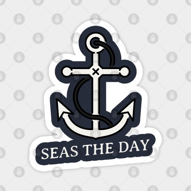 seas the day Magnet by Theblackberry