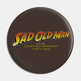 Sad Old Man (Vintage) Pin