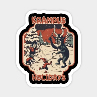 Krampus holidays Magnet