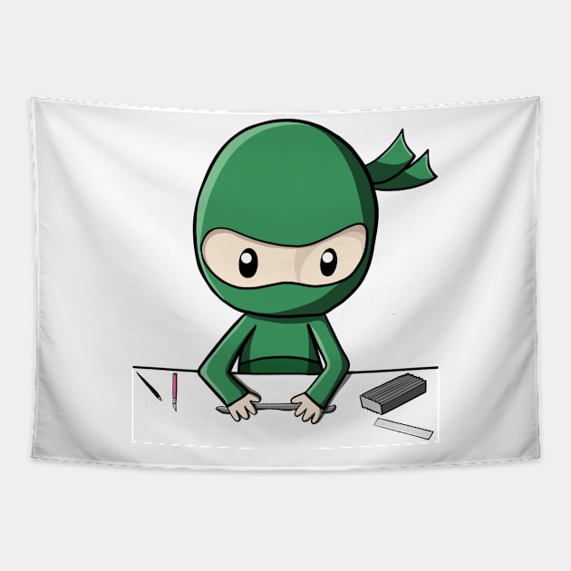 Sculpting Ninja Tapestry by CraftyNinja