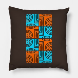 Mid Century Tiki Bar Happy Hour Pillow