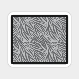 Modern Animal Skin Pattern Zebra Magnet