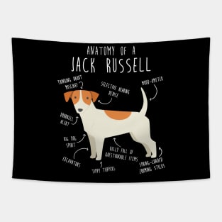 Jack Russell Terrier Dog Anatomy Tapestry