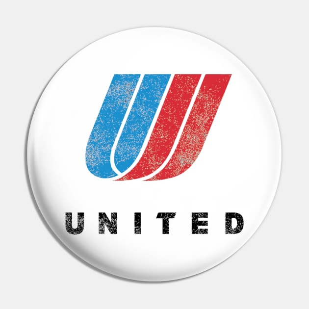 United Airlines Old Pin by MManoban