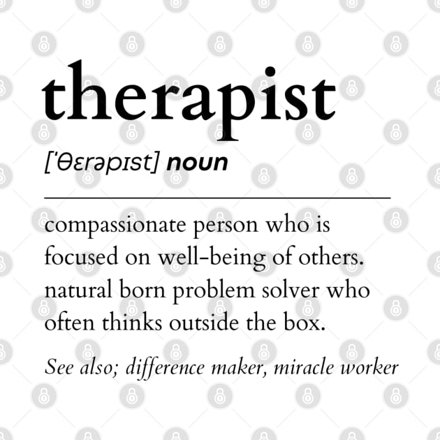 Therapist Noun by IndigoPine