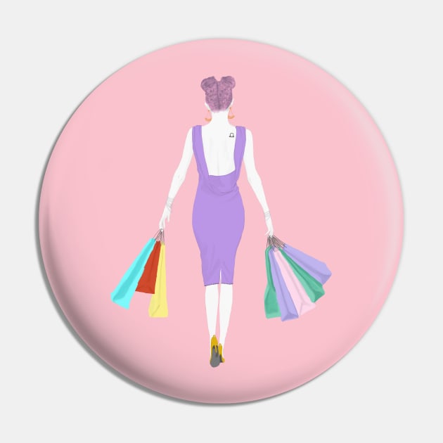 Shopping addict Pin by njikshik