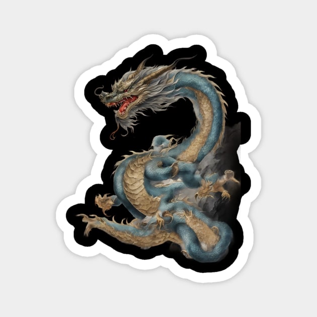 Chinese New Year Dragon Magnet by animegirlnft