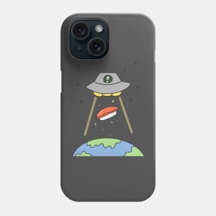 Alien and Sushi Cute Funny Meme Phone Case