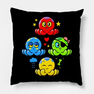 Squid Parade Pillow