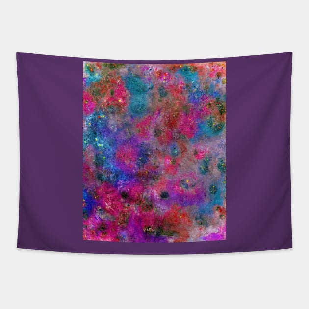 Abstract Expressionism Art, Mixed Media Artwork (Print) Tapestry by MIMINIMO