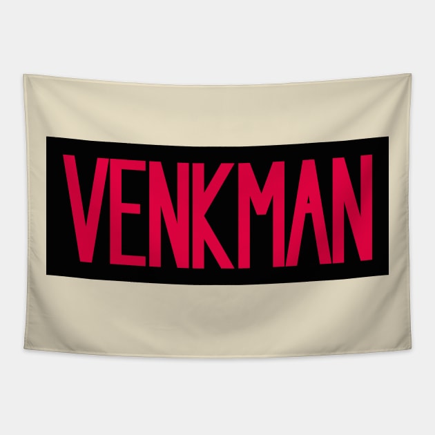 Venkman Name Badge (Ghostbusters) Tapestry by GraphicGibbon