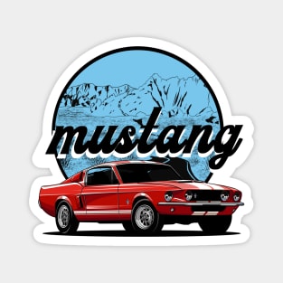 Classic Ford Mustang Magnet