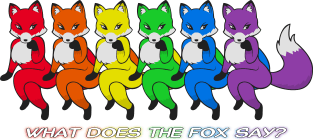 What does the fox say? - Rainbow Magnet