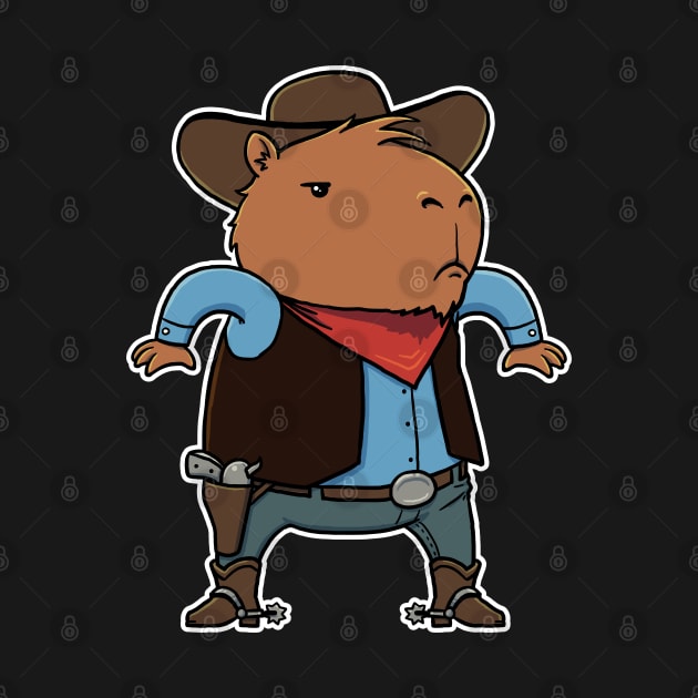 Capybara Cowboy by capydays