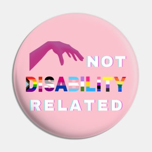 Disability x Pride Month Pin