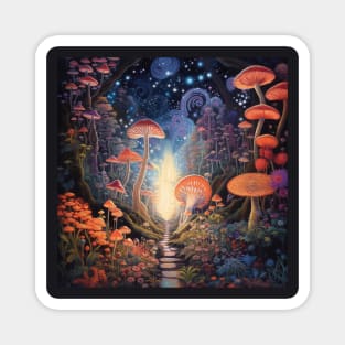 Celestial Mushroom Patch Magnet