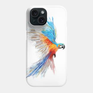 Parrot Sketch Phone Case