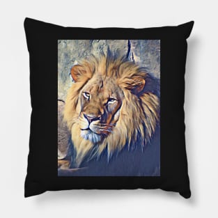 African Lion Pillow