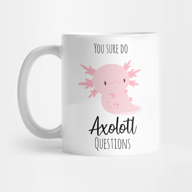 Axolotl Mug, Axolotl Gift, Cute Axolotls, Cute Salamander Cup