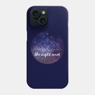 The night court w/ text Phone Case