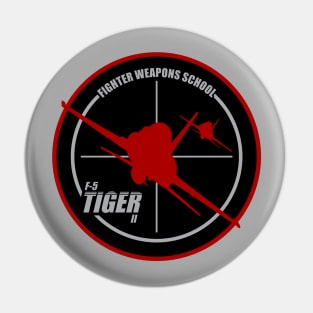 F-5 Tiger II Fighter Weapons School Pin