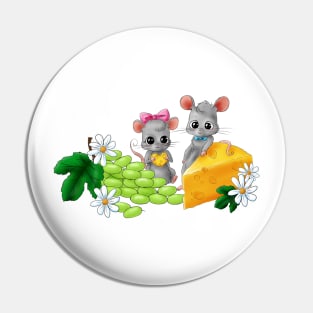 Lovely mice Pin