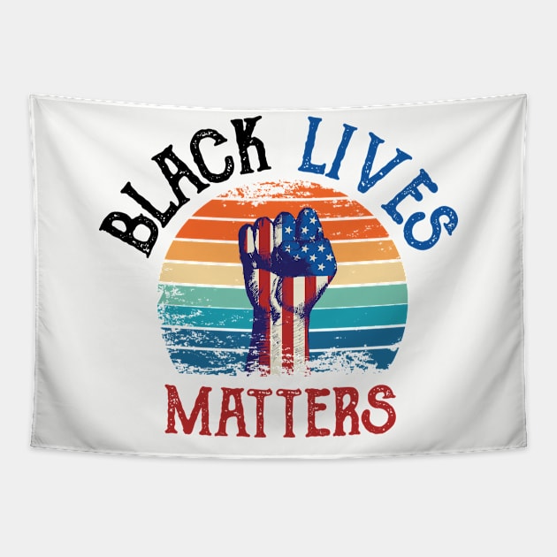 Black Lives Matter stop racism Tapestry by Gaming champion