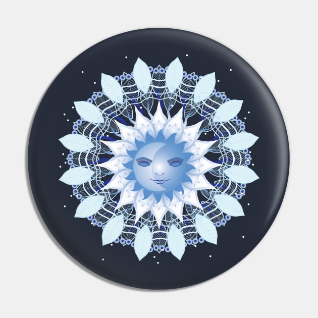 Winter Solstice Mandala Pin by emma17