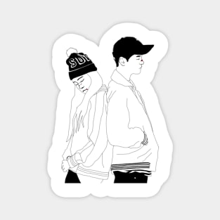 Dean and Heize kpop Magnet