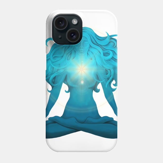 Blue Light Phone Case by MandalaSoul