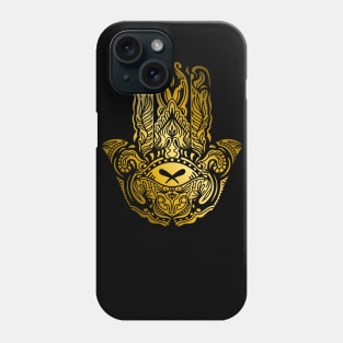 Golden Hamsa #155 Phone Case