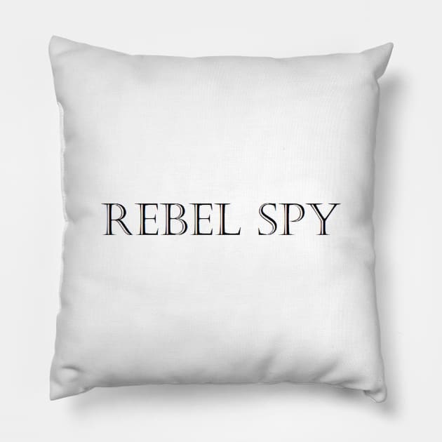 Rebel Spy Pillow by amy1142