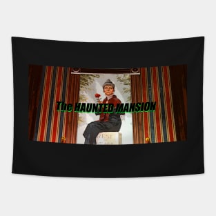 The Haunted Mansion stretch room face mask design Tapestry