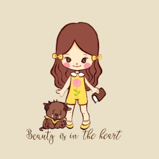 Belle and the beast baby T-Shirt