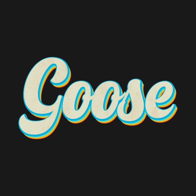 vintage color goose by Wizz Ventura