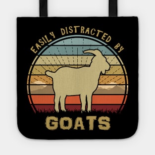 Easily Distracted By Goats Tote