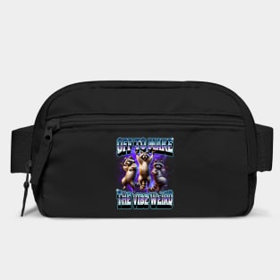 Funny Raccoons Off To Make The Vibe Weird, bootleg retro Bag