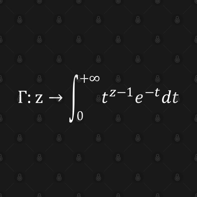 Euler Gamma Function, calculus and math by ScienceCorner