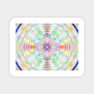 Diffraction Patterns with Color Blending Magnet