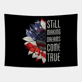 America Making Dreams Come True Tapestry