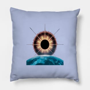 Total Eclipse T-Shirt - Embrace the Darkness in Style! , Celestial Splendor Pillow