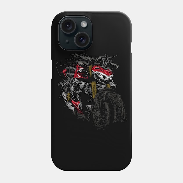 Streetfighter SF V4 2020 Scribble Art Phone Case by TwoLinerDesign