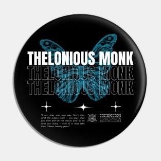 Thelonious Monk // Butterfly Pin