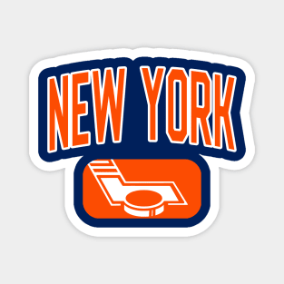 New York (I) Hockey (Blue) Magnet