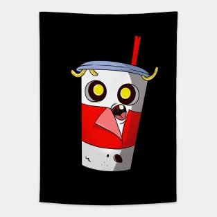 Cute Fizzy Zombie Drink Tapestry