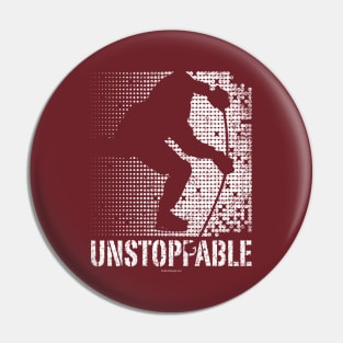 Unstoppable (Hockey) Pin